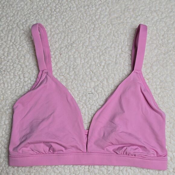 1136 NWT Pink Victoria Secret Triangle Bralette Sz S-DD - Picture 2 of 6